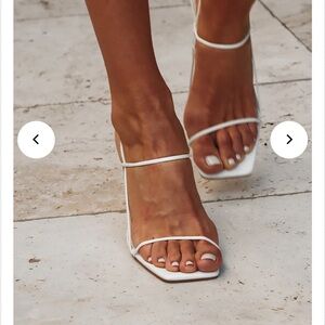 BRAND NEW COVET white heel in 37 from Australia